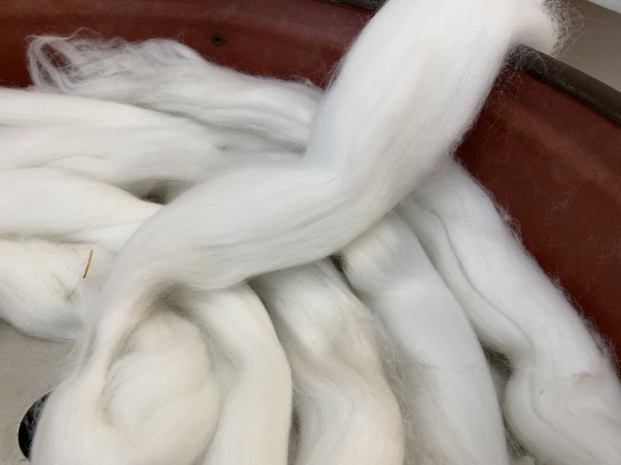 Textile Stränge aus der Produktion der ehem. Kammgarnspinnerei